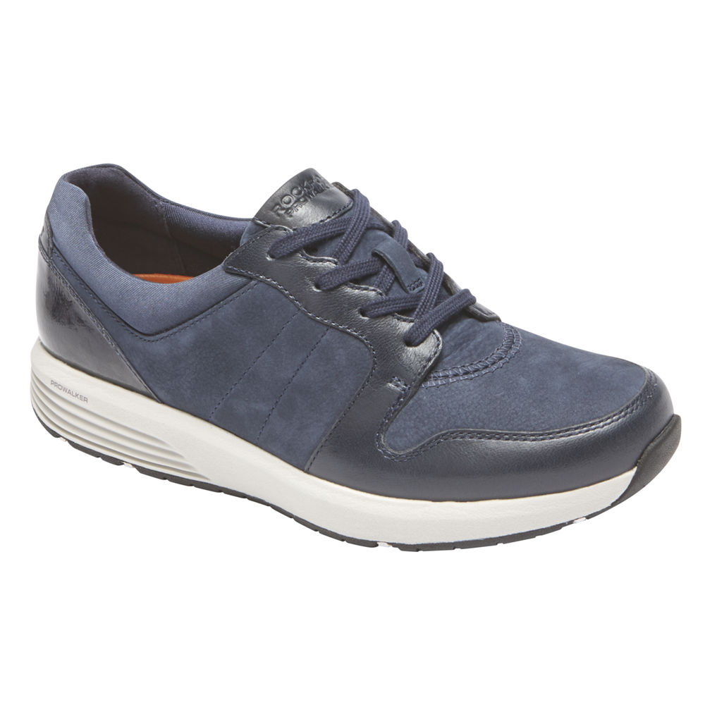 Rockport Joggesko Dame Blå - Trustride Derby Trainer - SQAV59138